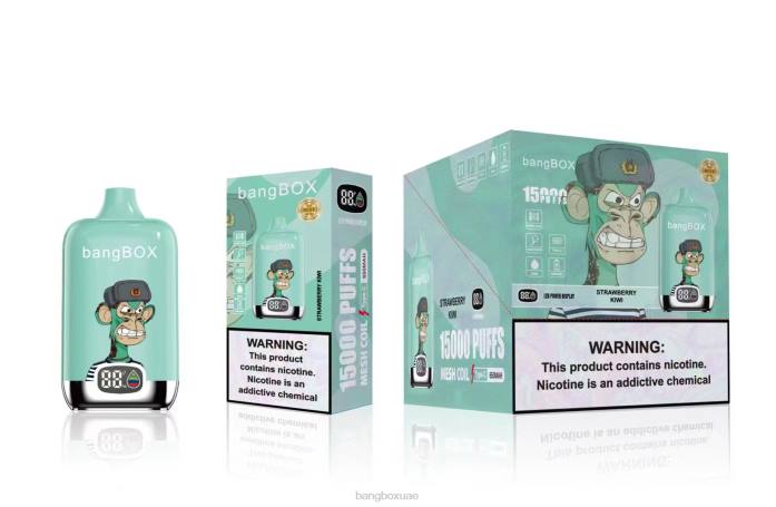 Bang Beach Vape - Bang Box 15000 نفث كيوي فراولة 888J39