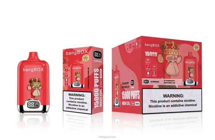 Bang Beach Vape - Bang Box 15000 نفث الفراولة والبطيخ 888J47