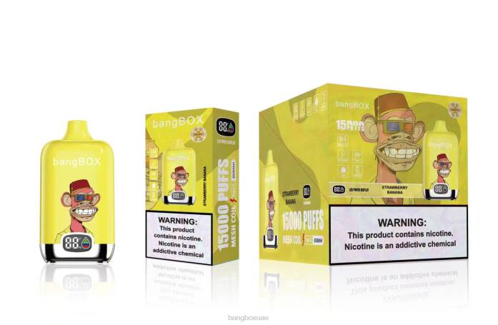 Bang Box Dubai - Bang Box 15000 نفث موز فراولة 888J43