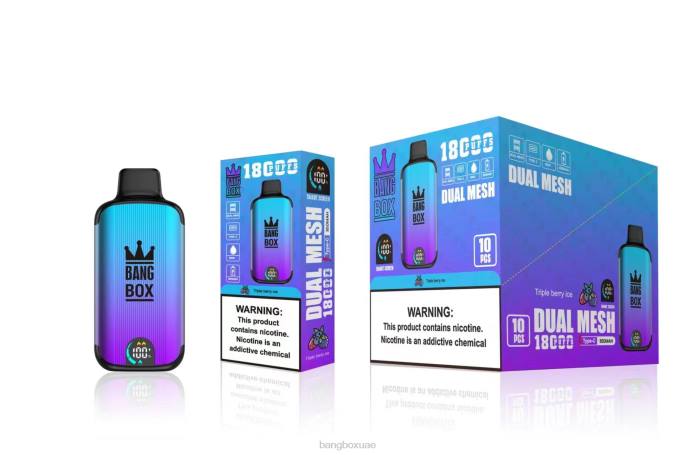 Bang Beach Vape - Bang Box 18000 نفث ثلج التوت الثلاثي 888J95