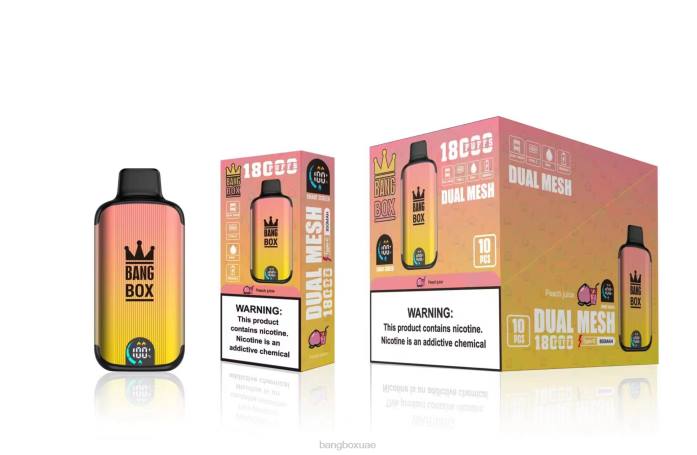 Bang Box Dubai - Bang Box 18000 نفث عصير الخوخ 888J91