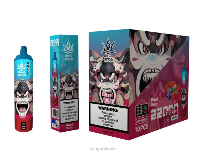 Bang Box Vape Price - Bang Beach شاشة سمارت 22000 نفخة التوت المختلط 888J21