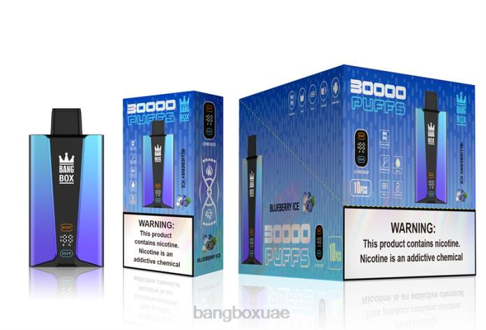 Bang Beach Vape - Bang Box شاشة سمارت 30000 نفخة جليد التوت 888J79