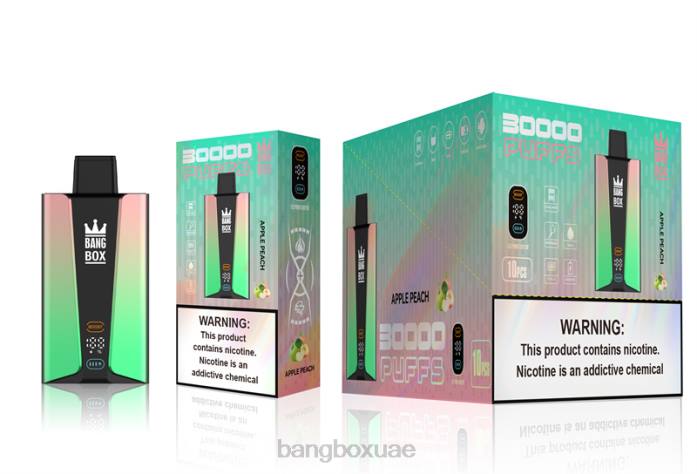 Bang Box Dubai - Bang Box شاشة سمارت 30000 نفخة التفاح والخوخ 888J83