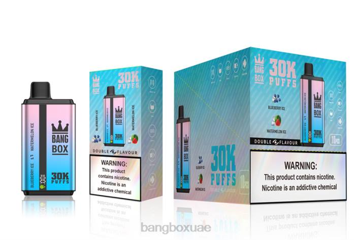 Bang Box Vape Price - Bang Box 30000 نفخة نكهات مزدوجة ثلج التوت و ثلج البطيخ 888J69
