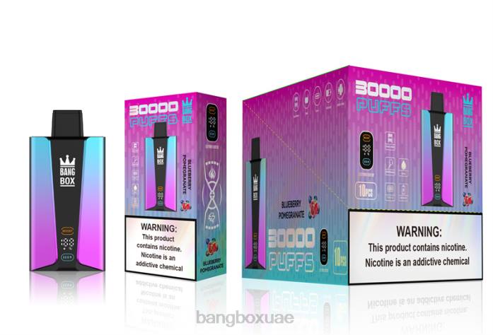 Bang Box Vape Review - Bang Box شاشة سمارت 30000 نفخة رمان التوت 888J80