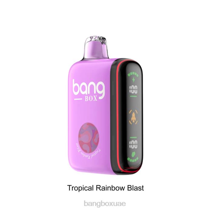 Bang Box Vape - Bang Box 9000-18000 نفث عرض الطاقة الذكي انفجار قوس قزح الاستوائي 888J36