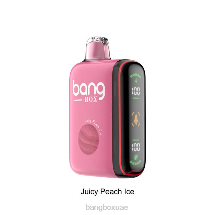 Bang Box Vape Price - Bang Box 9000-18000 نفث عرض الطاقة الذكي جليد الخوخ العصير 888J29