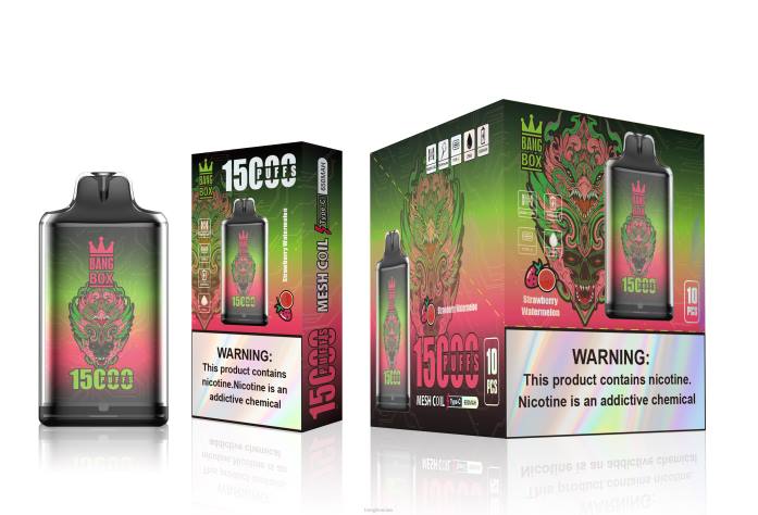 Bang Beach Vape - Bang Box s1-15000 نفث الفراولة والبطيخ 888J103